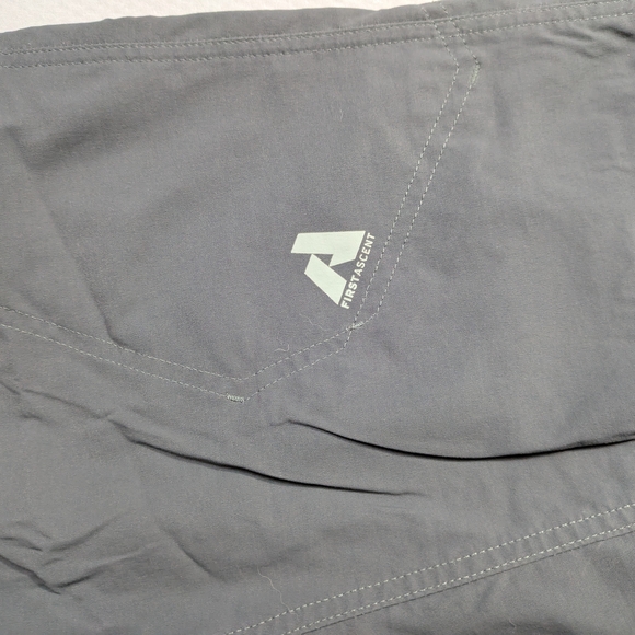 Eddie Bauer First Ascent Pants Gray Mens Size 34x32 Guide Pro Performance Hiking - Picture 7 of 11
